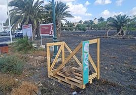 Destrozan la publicidad electoral de NC en Costa Teguise