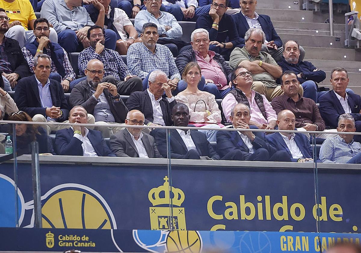 Imagen del palco del Gran Canaria Arena