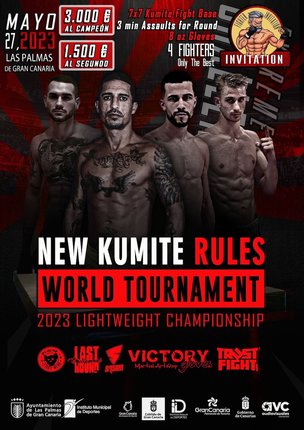 Imagen secundaria 2 - New Kumite Rules repite este sábado con los mejores luchadores