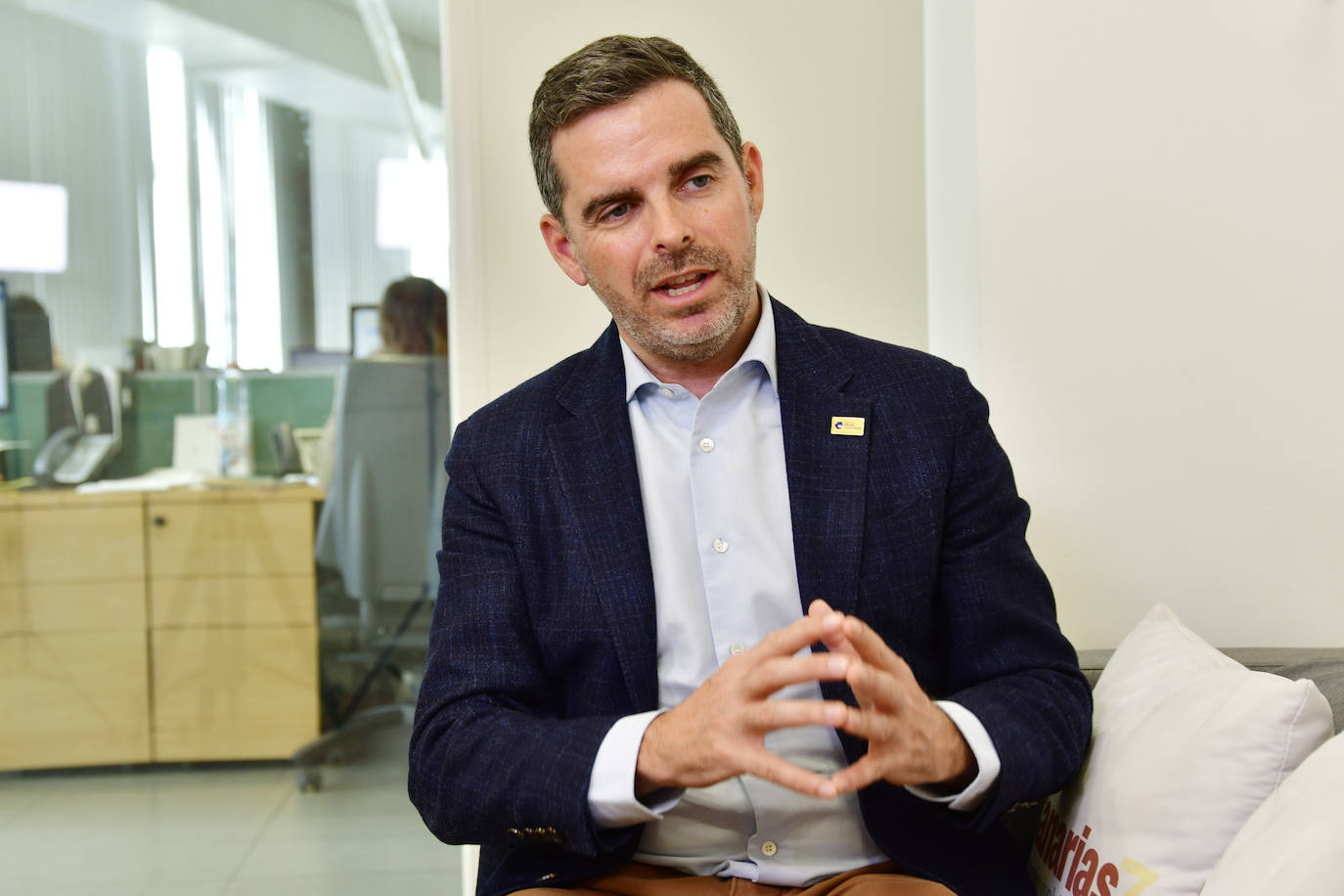 Lucas Bravo de Laguna, candidato de Unidos por Gran Canaria al Parlamento de Canarias.