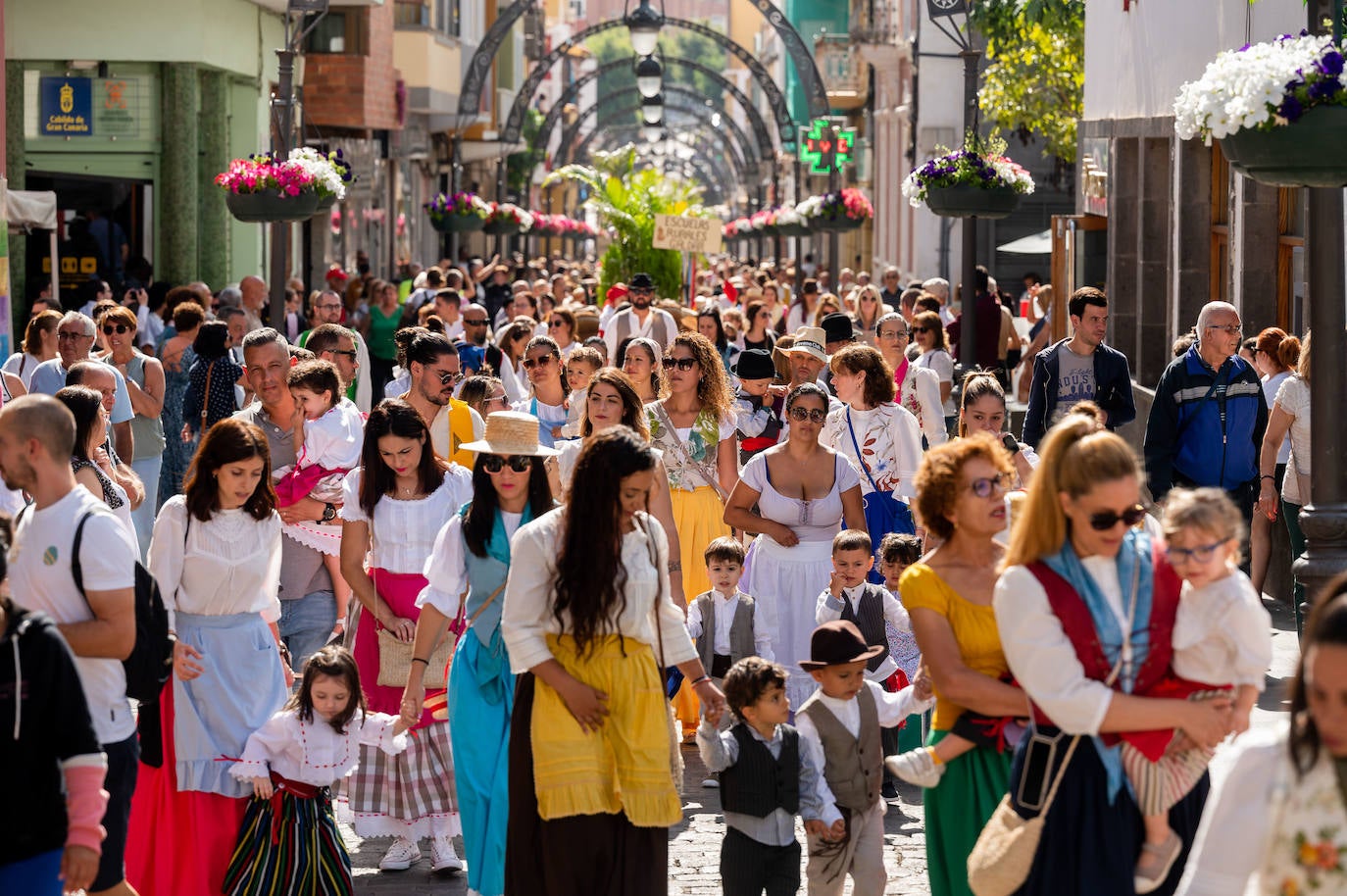 Romería infantil en Gáldar