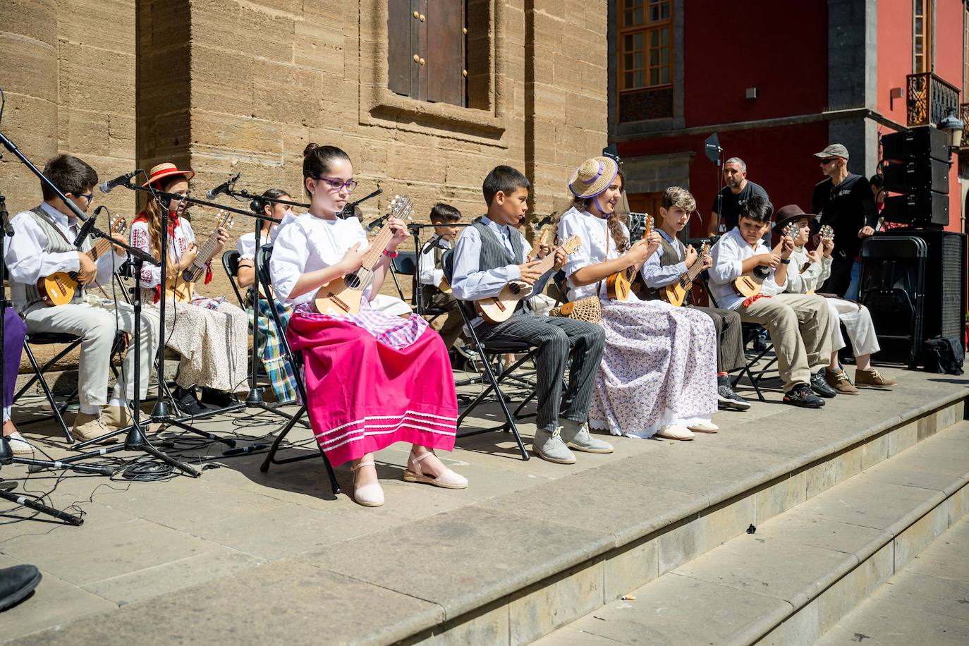 Romería infantil en Gáldar