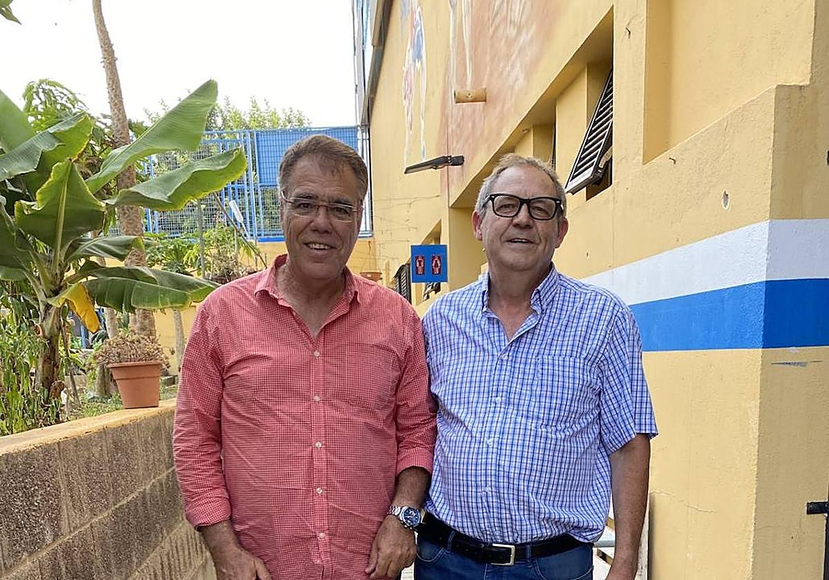 Pedro Reyes y Ángel Ortega, dos de los premiados.