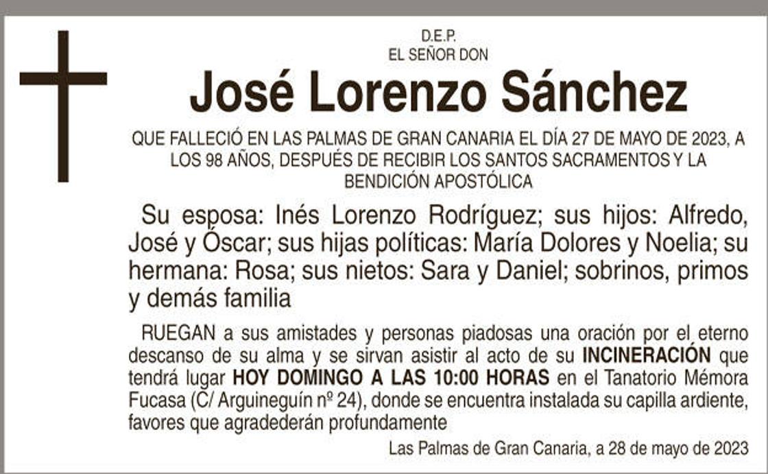 José Lorenzo Sánchez