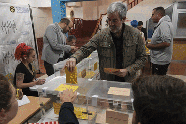 Así han votado los candidatos al Gobierno canario