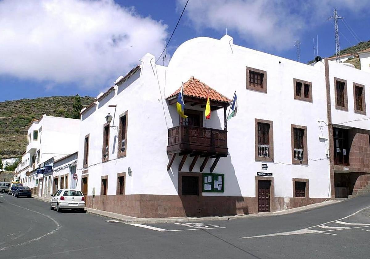 Oficinas municipales del Ayuntamiento de Artenara.