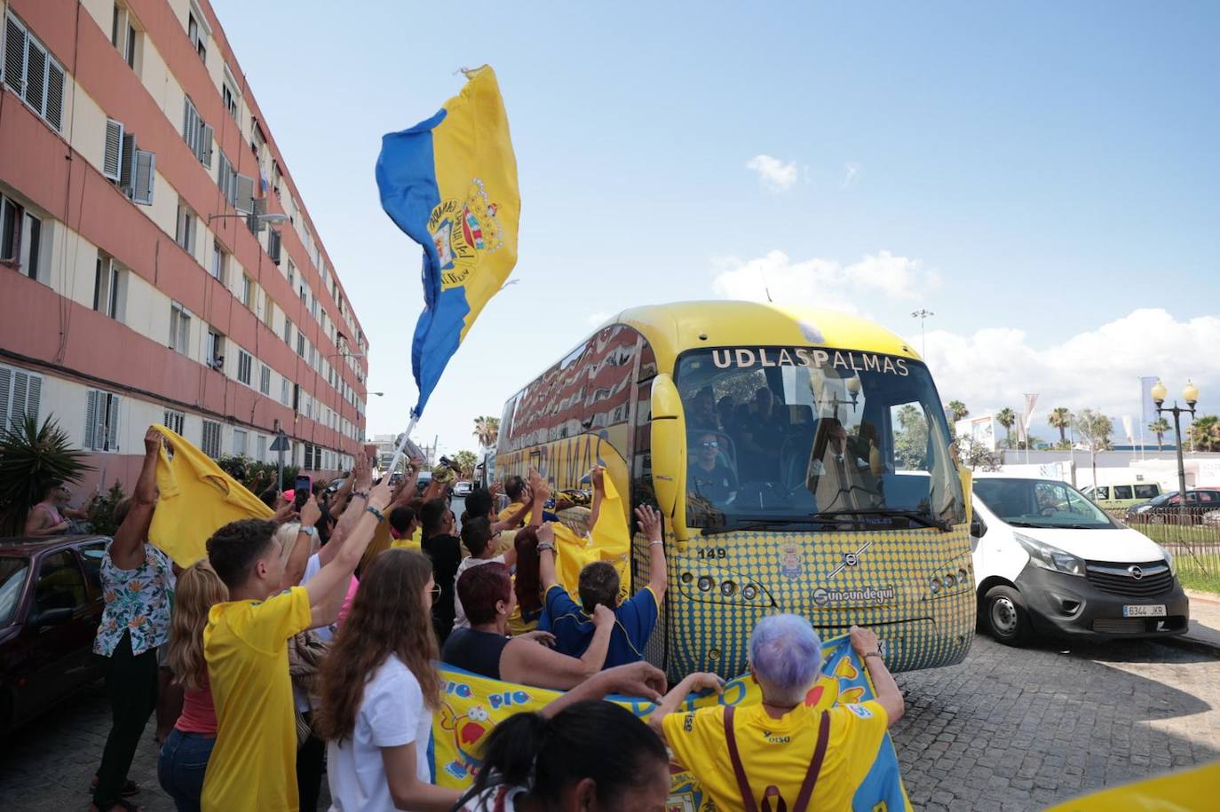 La UD Las Palmas visita la Presidencia del Gobierno