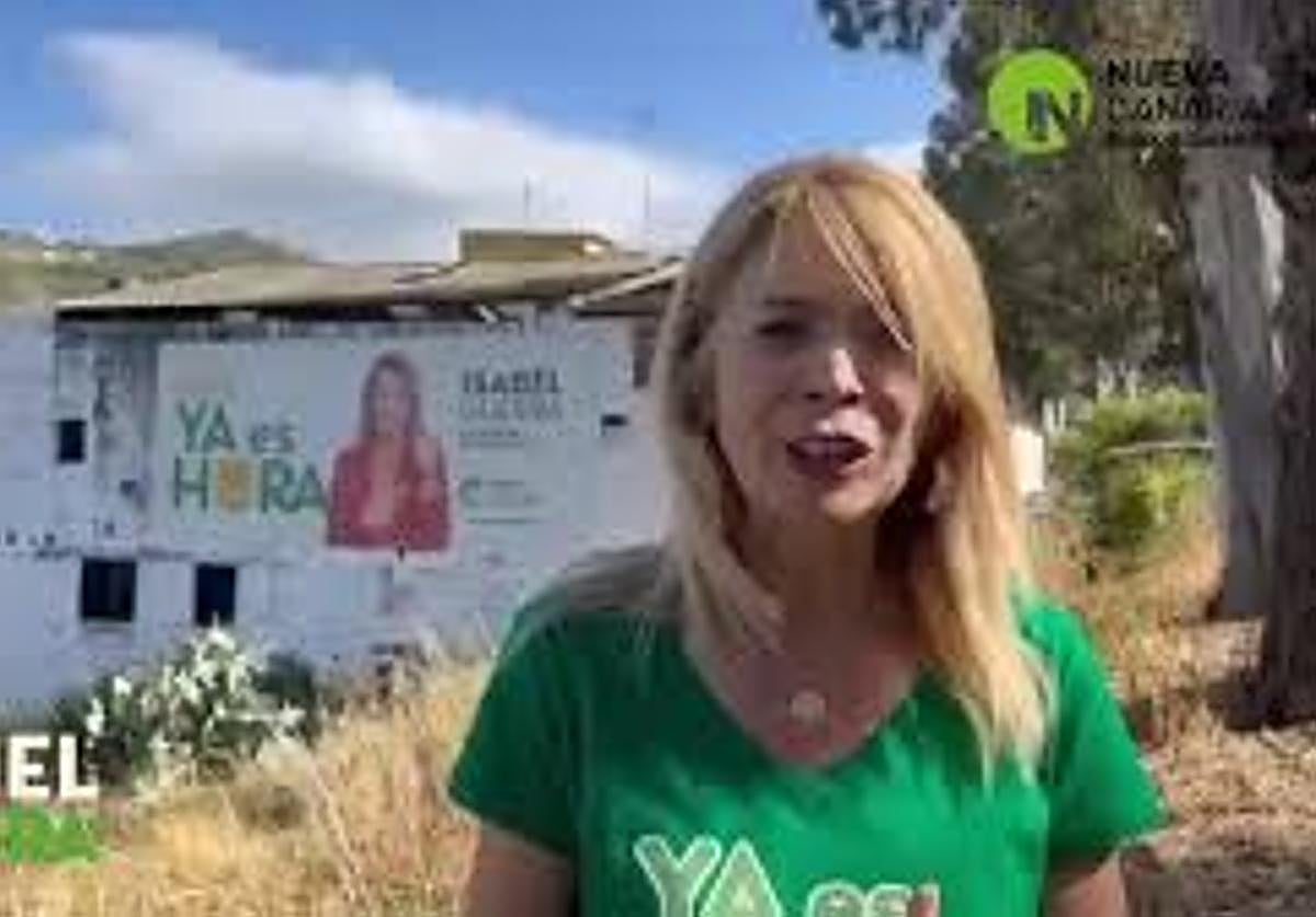 Isabel Guerra, líder de NC en Teror.