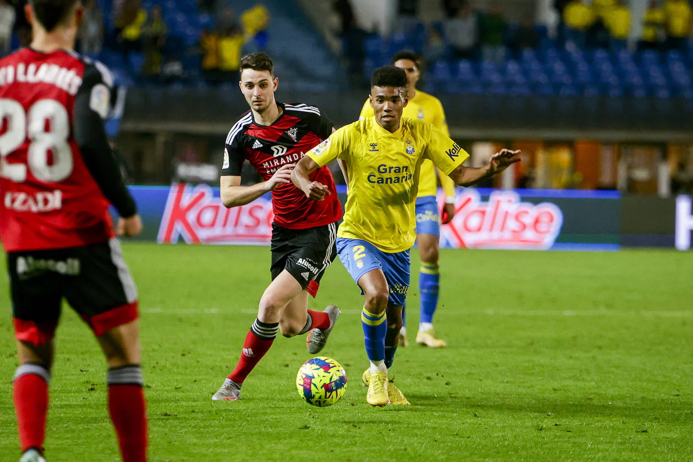 Raúl García y Marvin, en el Gran Canaria.