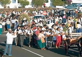 Romería pasada en Haría.
