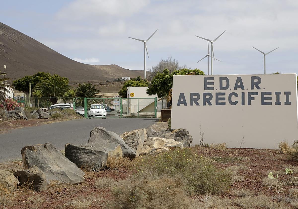 Depuradora de aguas residuales de Arrecife, que hace años que precisa de ampliación.