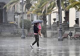 Las lluvias por la borrasca Óscar previsiblemente llagarán también a Gran Canaria.