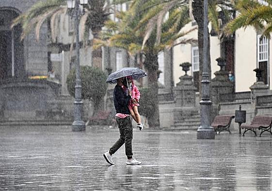 Las lluvias por la borrasca Óscar previsiblemente llagarán también a Gran Canaria.