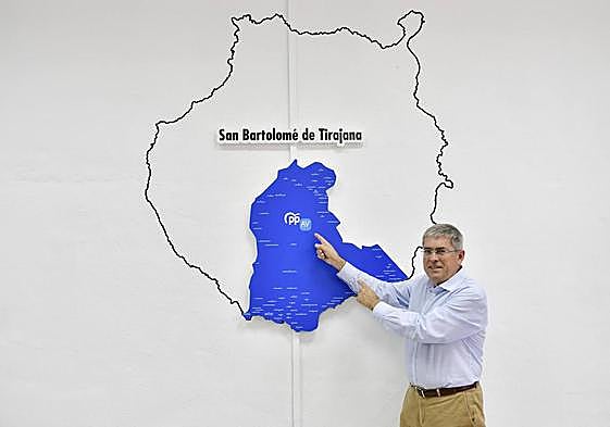 Marco Aurelio Pérez, el candidadto de PP-AV a la alcaldía de San Bartolomé de Tirajana.