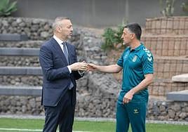 Miguel Ángel Ramírez y García Pimienta, en una imagen de la temporada pasada.