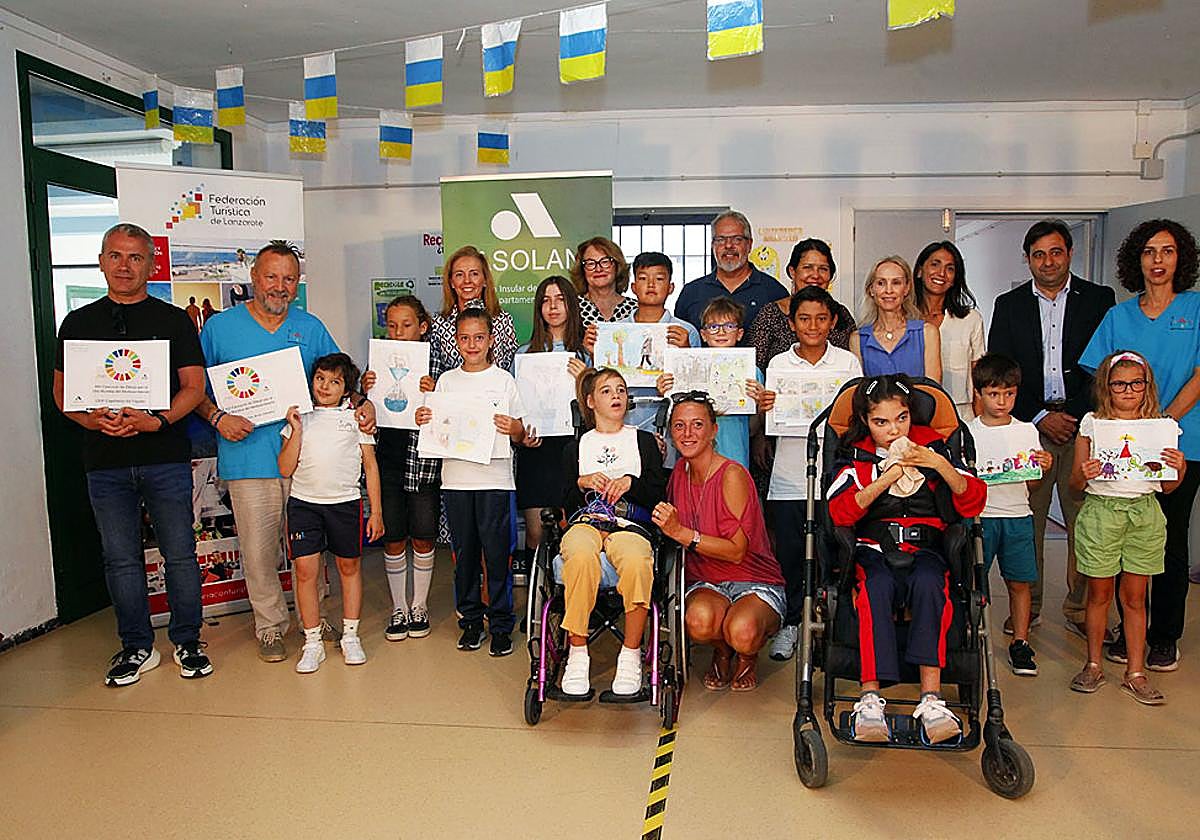 Imagen con los ganadores.