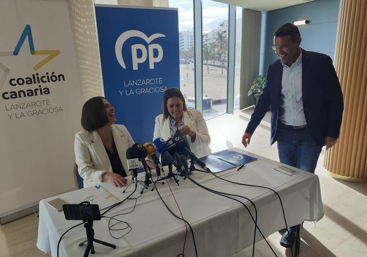 Pacto CC-PP en Cabildo y Arrecife; en Teguise a expensas de NC