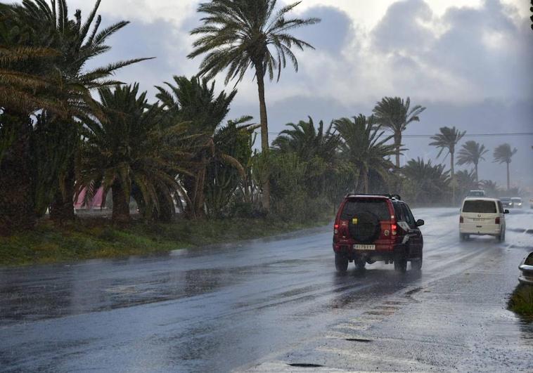 Un «río atmosférico» dejará grandes lluvias esta semana en Canarias