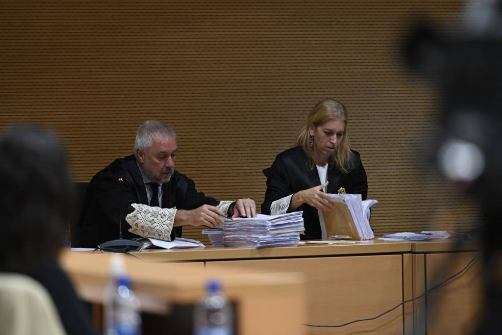 La segunda jornada del juicio de Romina, en imágenes