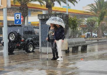 La borrasca Óscar deja ya las primeras lluvias en Gran Canaria