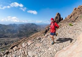 Robert Hajnal, durante una carrera.