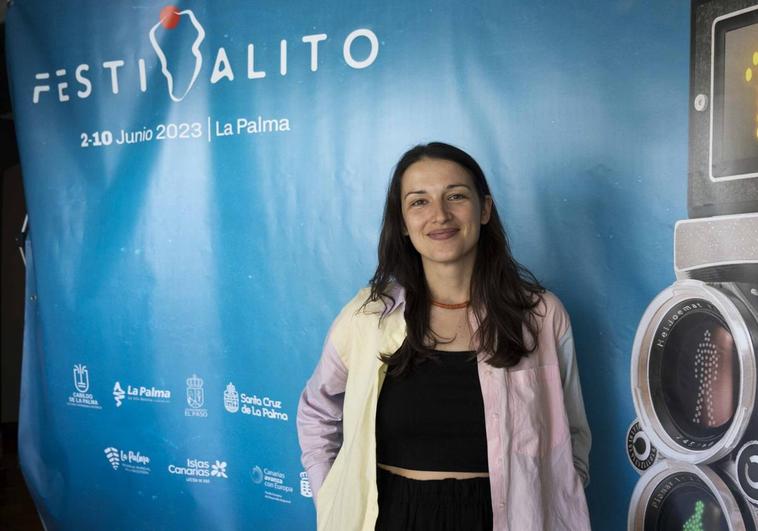 La cineasta ucraniana Ulyana Osvska participa esta semana en la 18ª edición del Festivalito de La Palma.