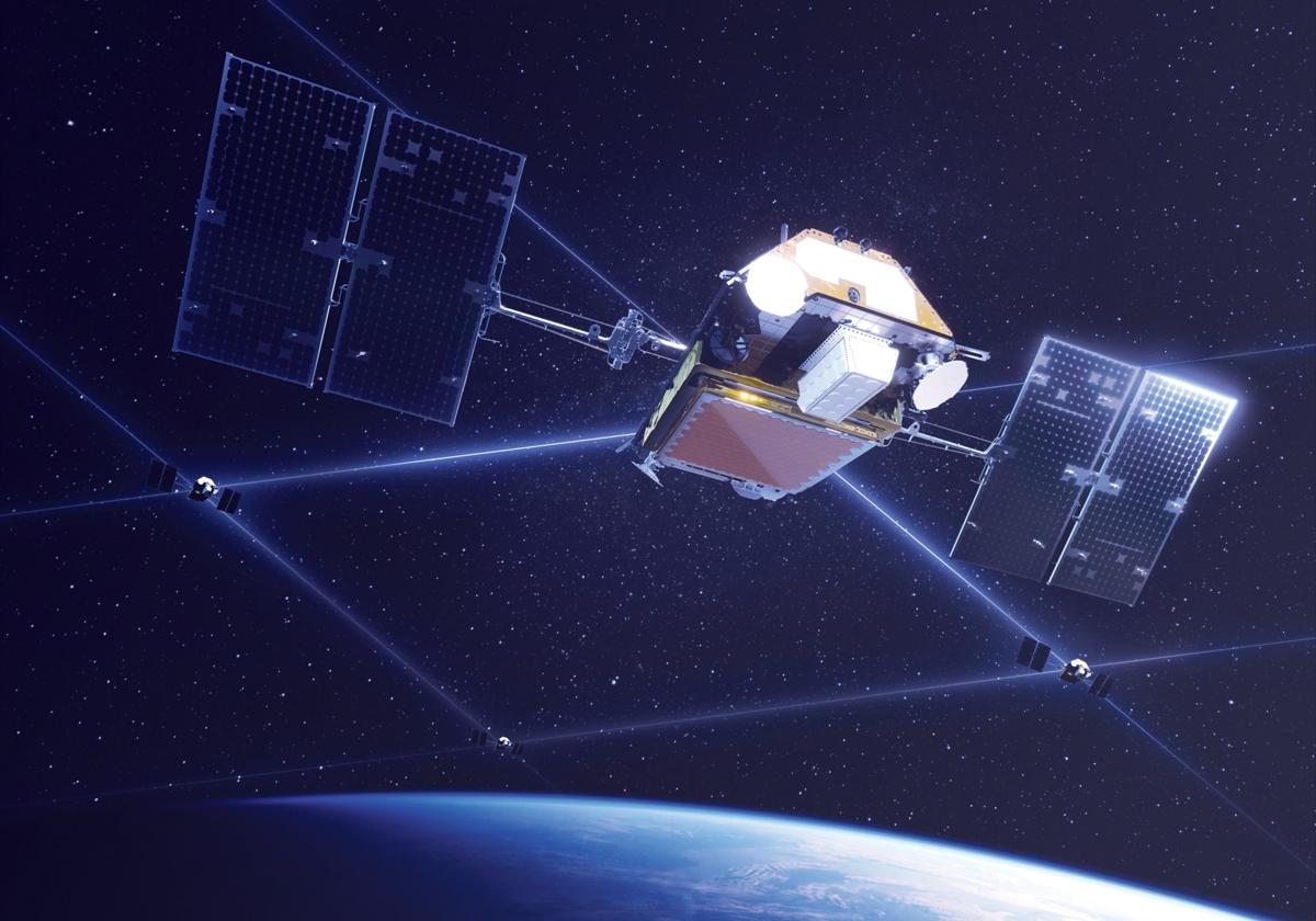 Uno de los satélites fabricados por Thales Alenia Space.
