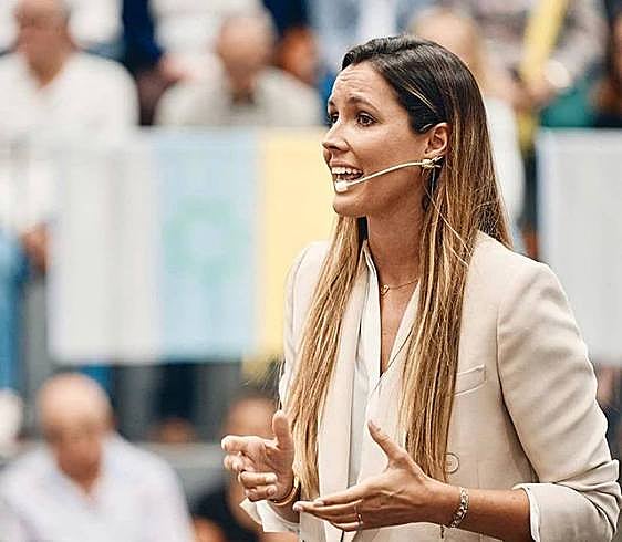 La candidata de CC al Congreso, María Fernández.