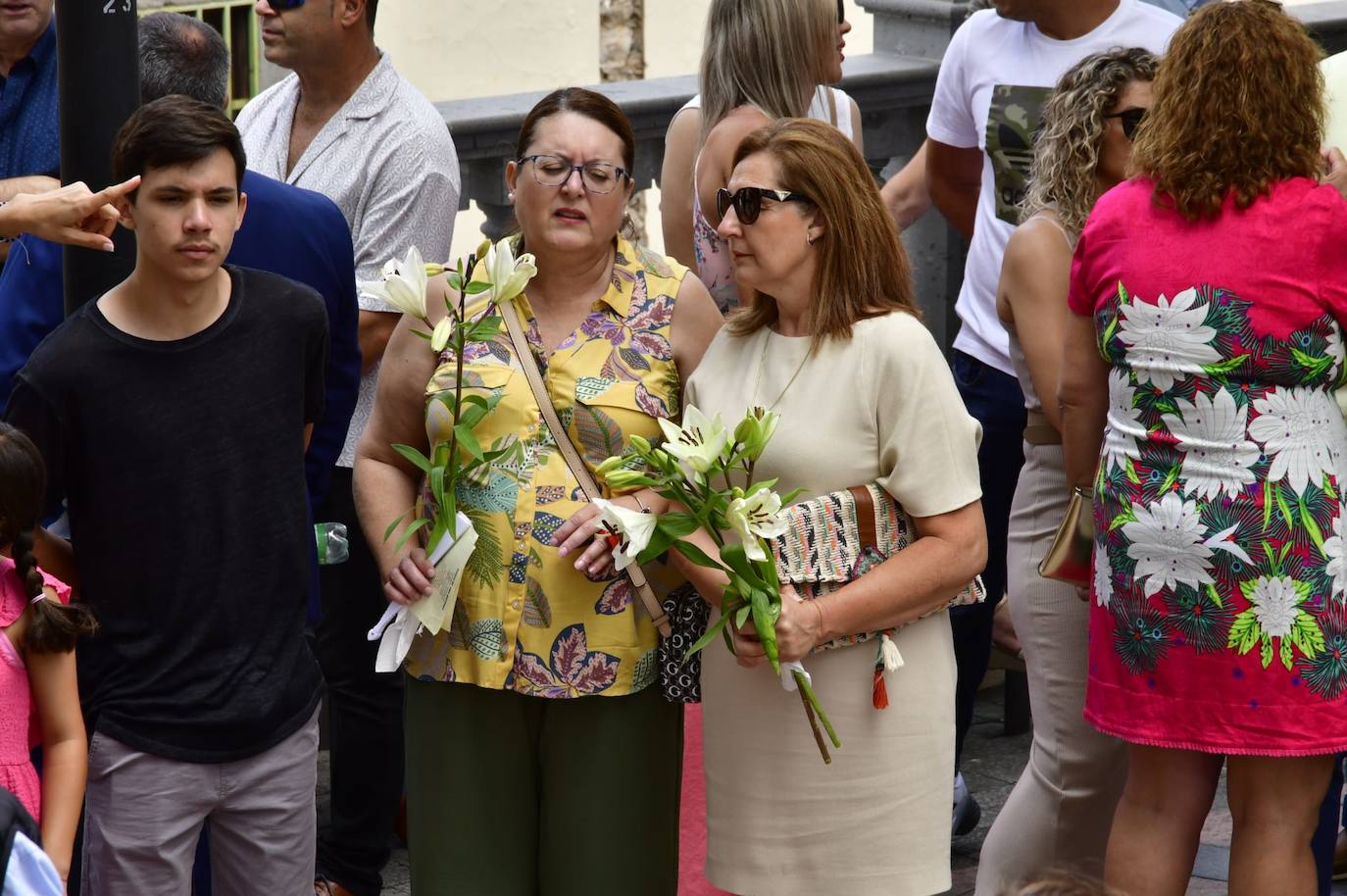 Más políticos que santos en la procesión de San Antonio el Chico en Mogán