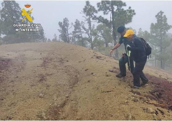 Localizan a un senderista que se había perdido en el Teide