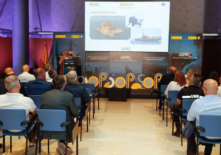 Presentación del sistema iSAR este martes en Las Palmas de Gran Canaria.
