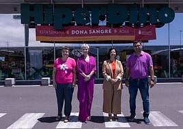 De izq. a dcha. Elsa Brito, Virginia Ávila, Teresa Gutiérrez y José Miguel Hernández.