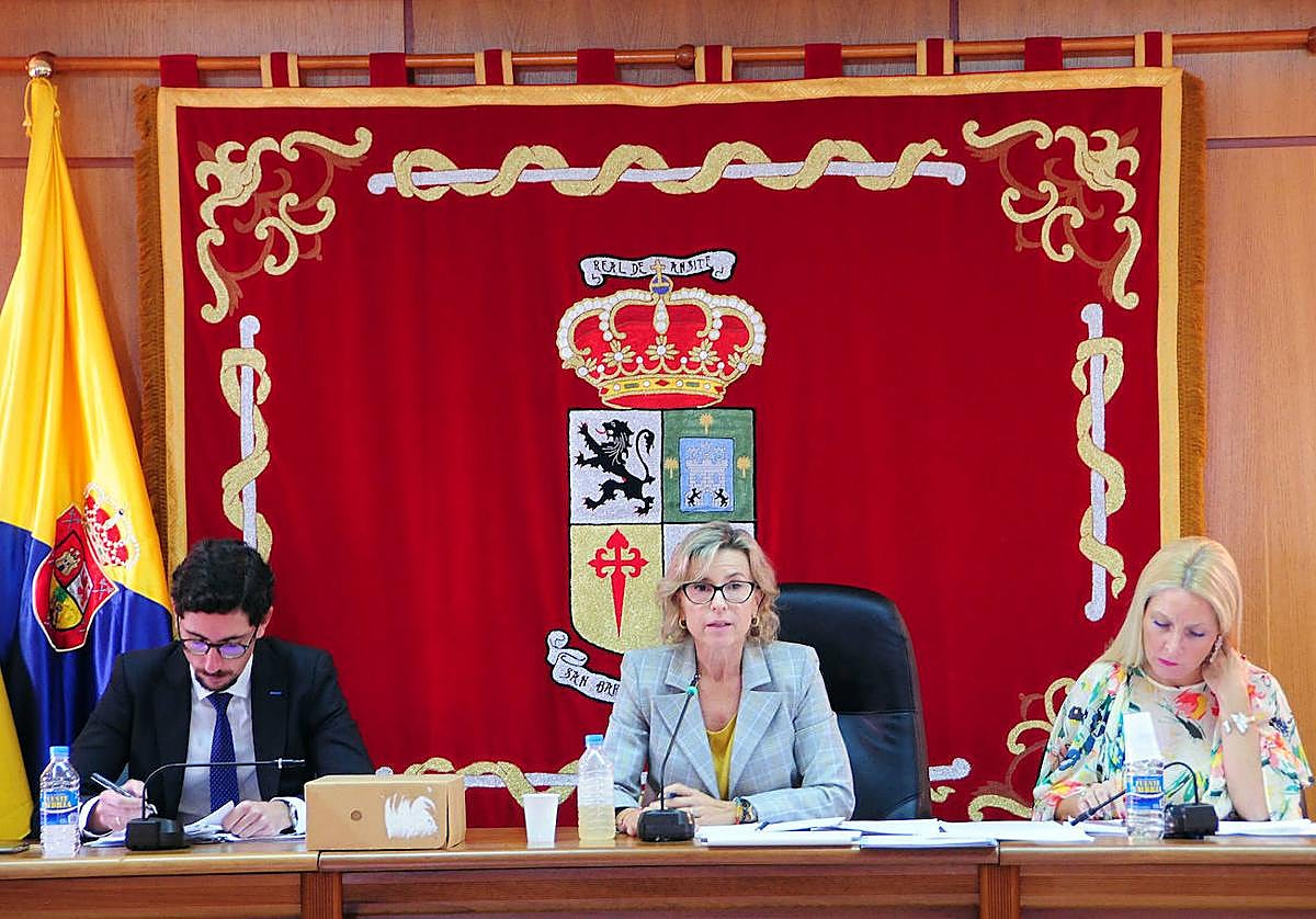 Foto de archivo de la alcaldesa en funciones, Conchi Narváez, en un pleno.