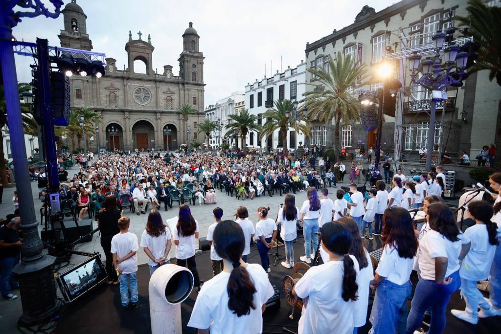 El pregón de la capital grancanaria, en imágenes