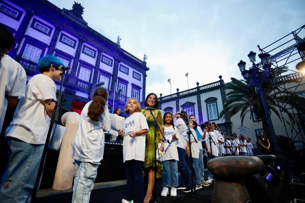 El pregón de la capital grancanaria, en imágenes