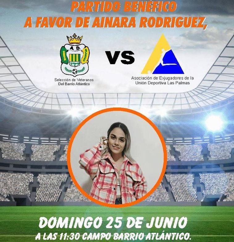 Goles solidarios por Ainara Rodríguez en Barrio Atlántico este domingo