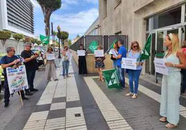 Parte de la plantilla del Centro Base en Las Palmas de Gran Canaria.