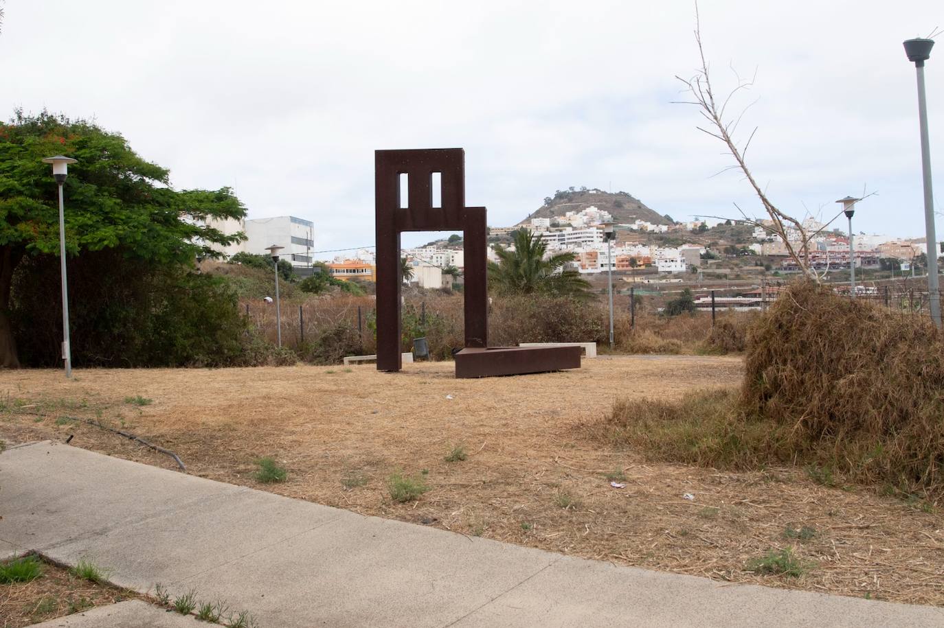 El parque Hoya de Aríñez, en estado ruinoso