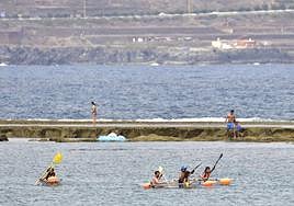 Jornada de playa en Las Canteras.
