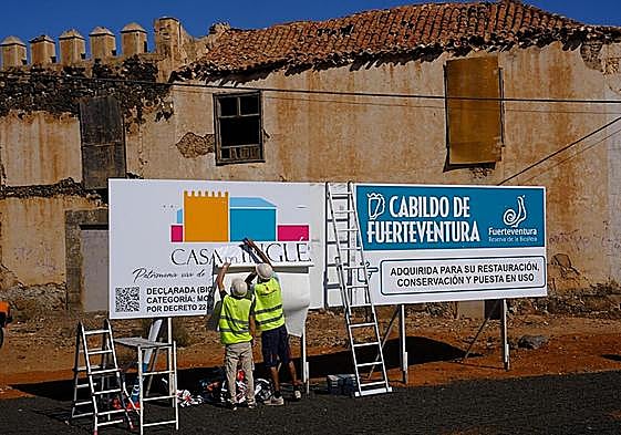 La Casa del Inglés, cuando el Cabildo la desalojó y recuperó la propiedad.
