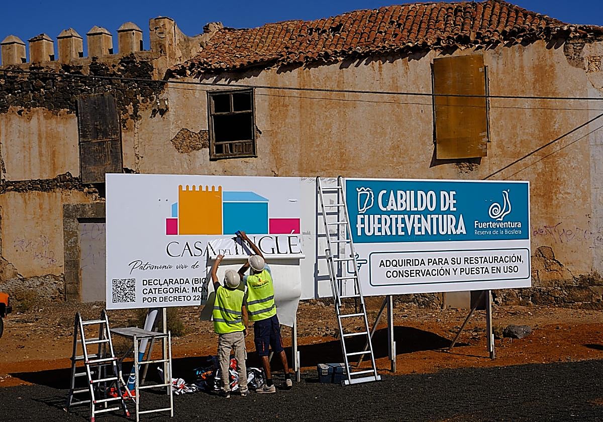La Casa del Inglés, cuando el Cabildo la desalojó y recuperó la propiedad.