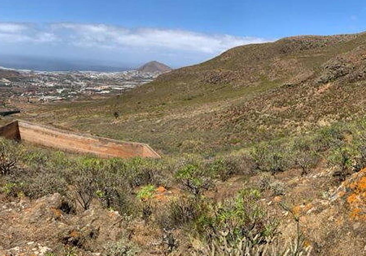 Laderas bajas de Pico Viento, uno de los paisajes afectados por la línea de alta tensión.