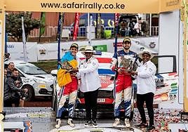 Así celebró Rogelio el título.