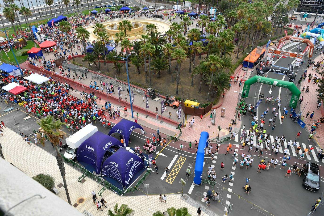 Imagen secundaria 1 - HPS se suma al espíritu de equipo de la exitosa CANARIAS7 Carrera de las Empresas