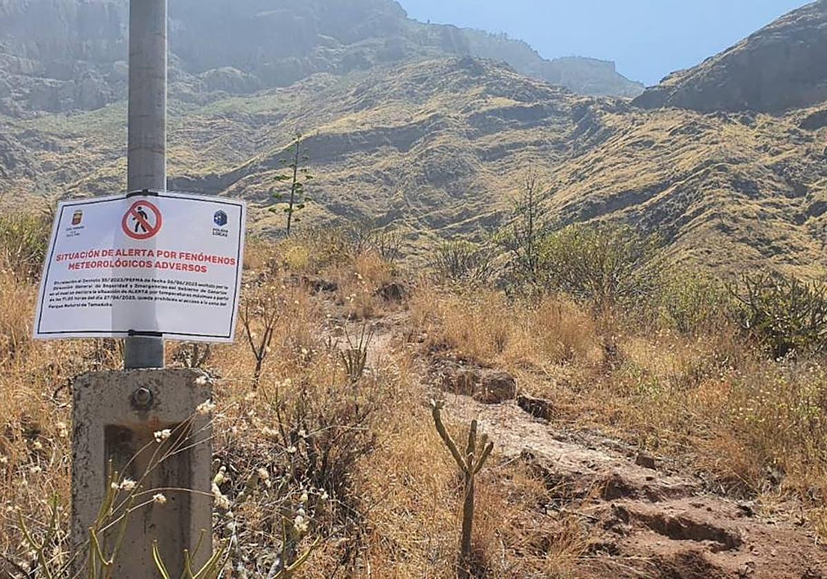 Cierre de los accesos.