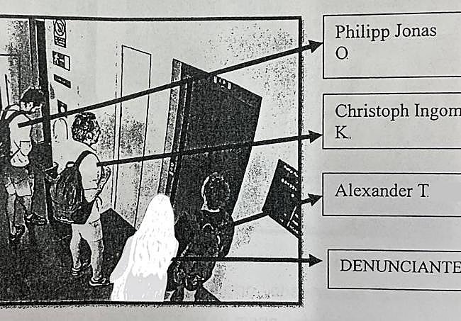 Imagen del momento de los hechos.