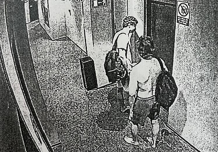 Los investigados, tras la supuesta violación grupal.