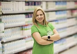 Marifé Moreno, trabajadora de un establecimiento HiperDino.