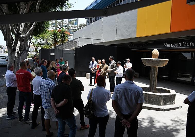 Visita al nuevo mercado de Telde.