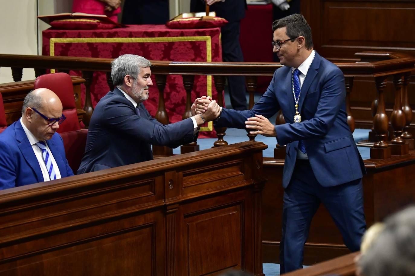 El inicio de la XI legislatura del Parlamento de Canarias, en imágenes
